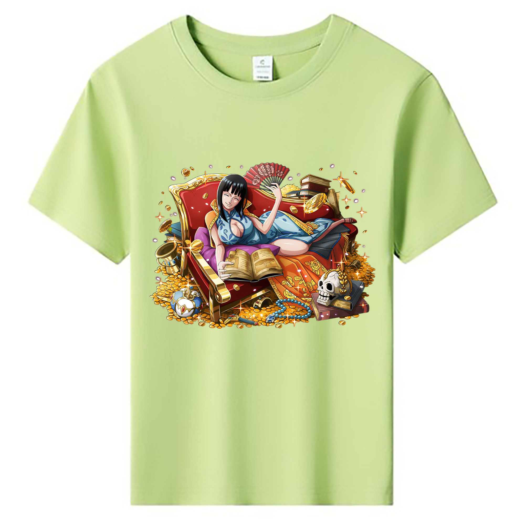 （画像用） ワンピース ニコ・ロビン ONE PIECE Nico Robin 綿100％キッズTシャツ（フロントプリント）